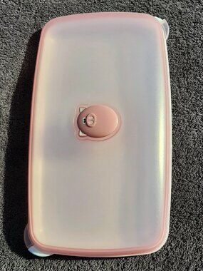 Joie Piggy Bacon Keeper Storage Container Pod Pink